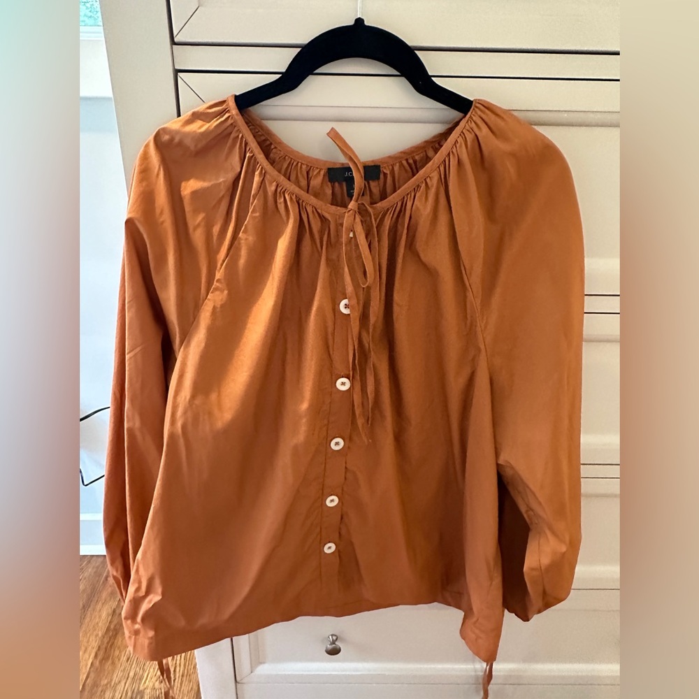 J. Crew Women's Orange Blouse